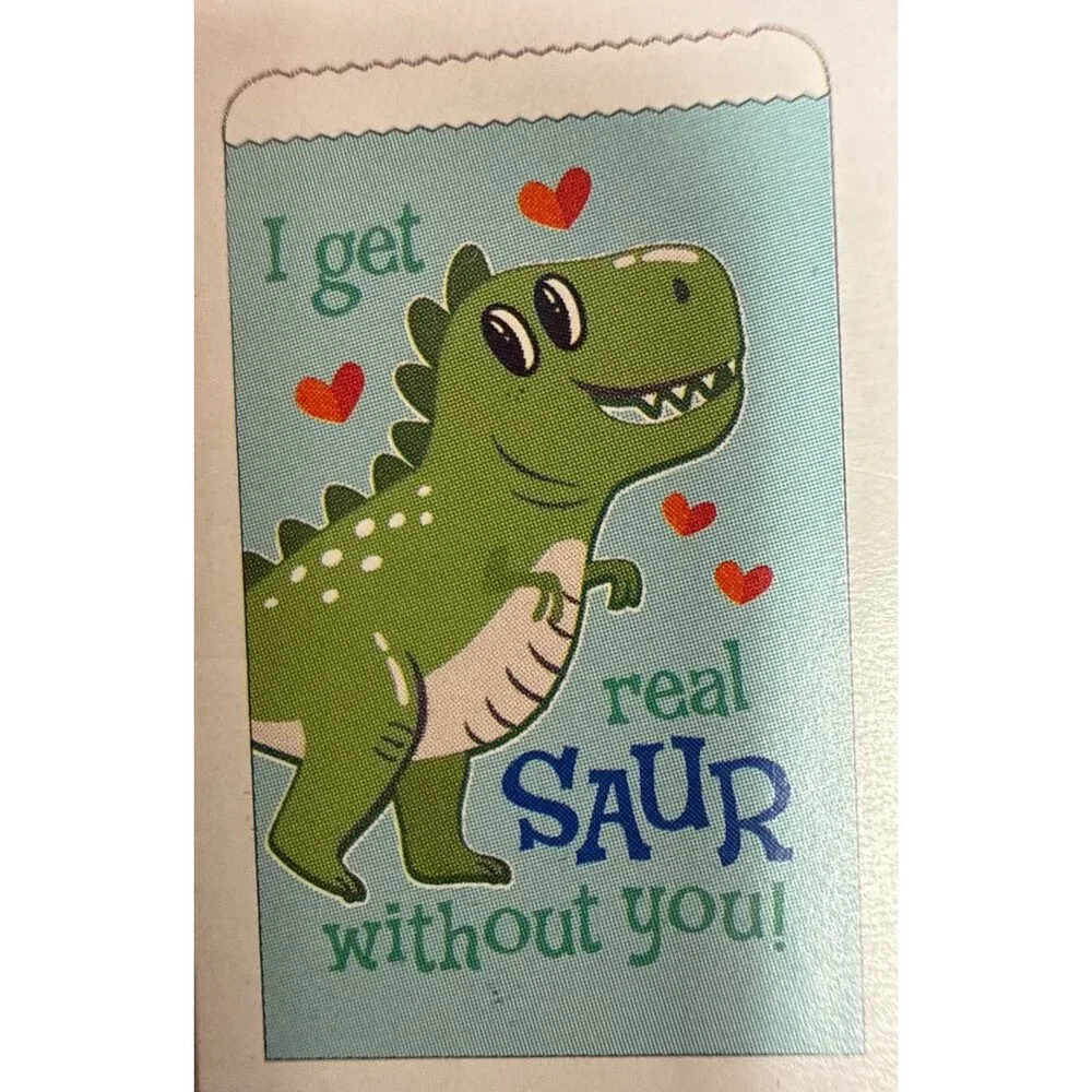 Valentines Day Treat Sacks Unicorn Car Dino Heart Designs 18 Ct